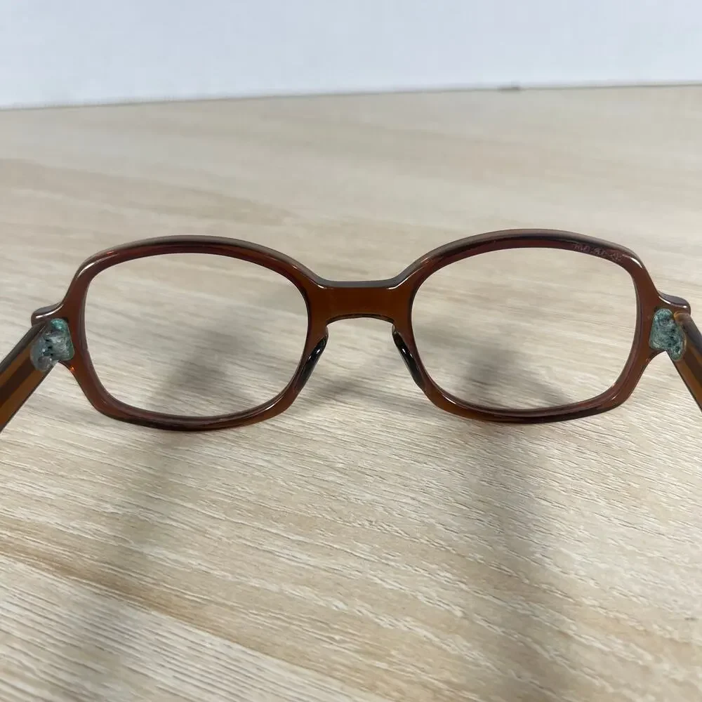 Romco 4 1/2 - 5 3/4 RO 50-22 Eyeglasses READ DESC FRAMES ONLY Brown